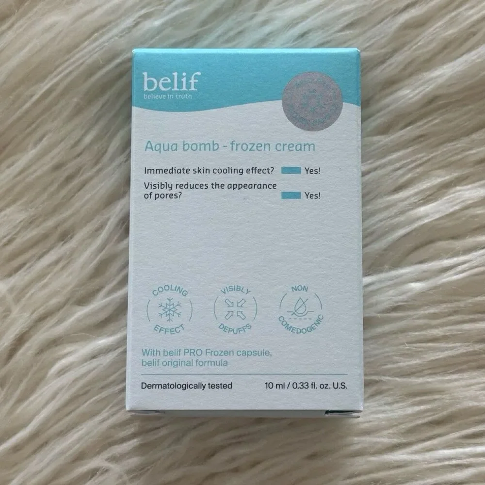 belif Aqua Bomb Calming & Soothing Frozen Gel Cream 10 ml